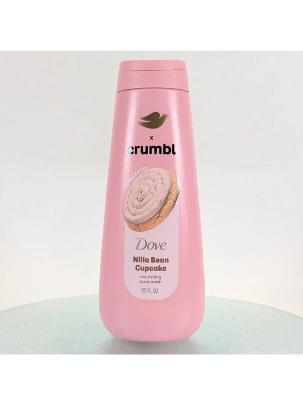 Dove X Crumbl Lot of 4 Nilla Bean Cupcake Body Wash 20 oz - Limited Edition -NEW